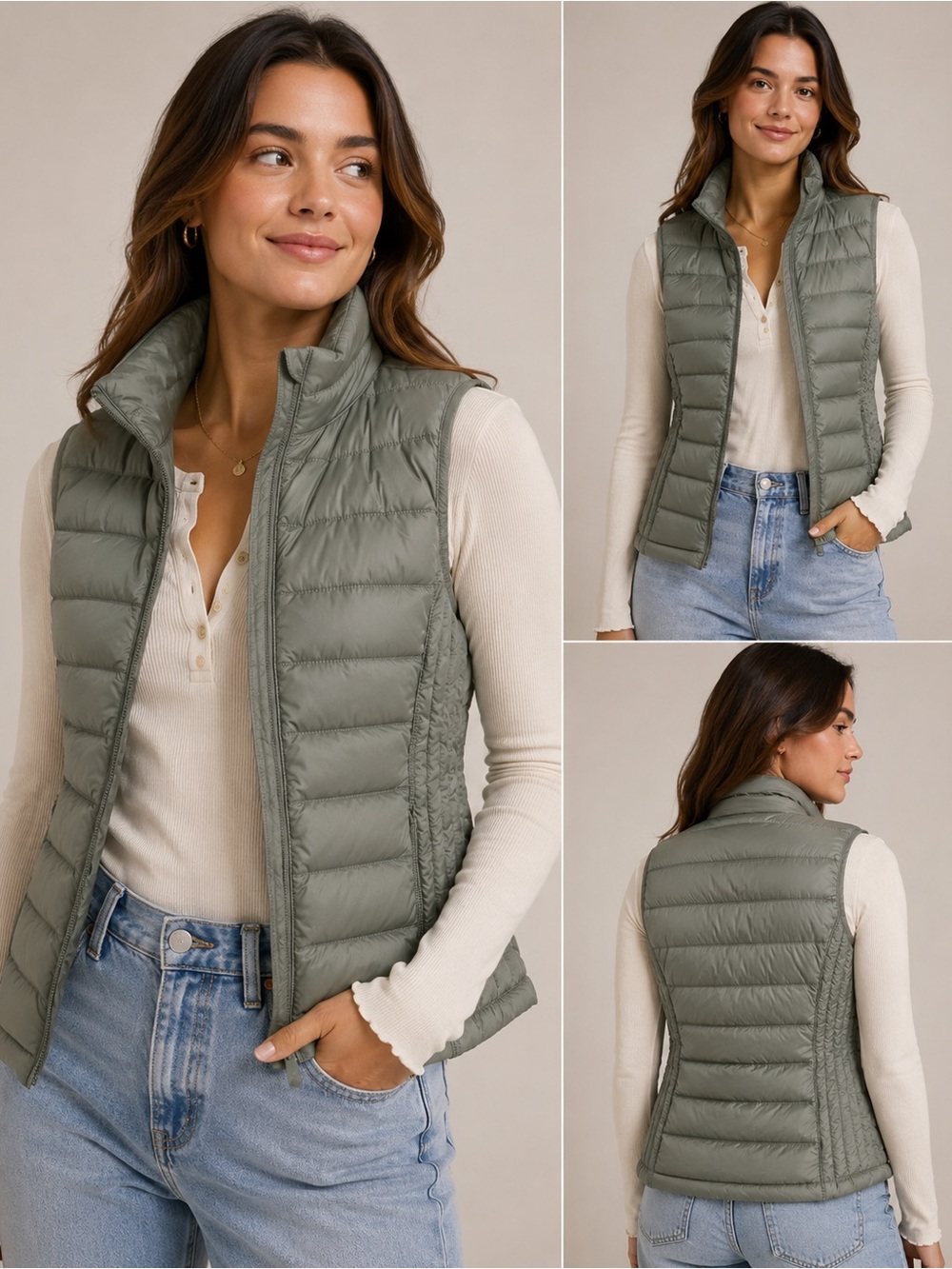 32 Degrees Heat Men’s Lightweight Packable Quilted Puffer Vest